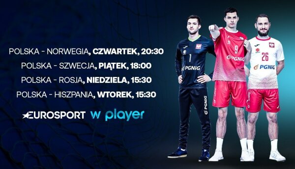 Kolejne mecze Polaków na mistrzostwach Europy w piłce ręcznej na żywo w Eurosporcie, Metrze i Playerze